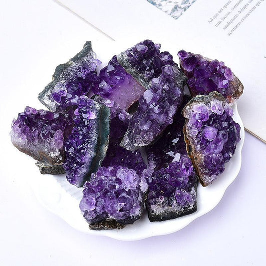 Natürlicher Amethyst-Cluster – Verbessert Intuition, Schlaf und spirituelles Wachstum (100 g)