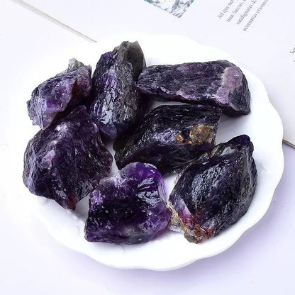 Natürlicher Amethyst-Rohkristall – Verbessert Intuition, Schlaf und spirituelles Wachstum (100 g) 