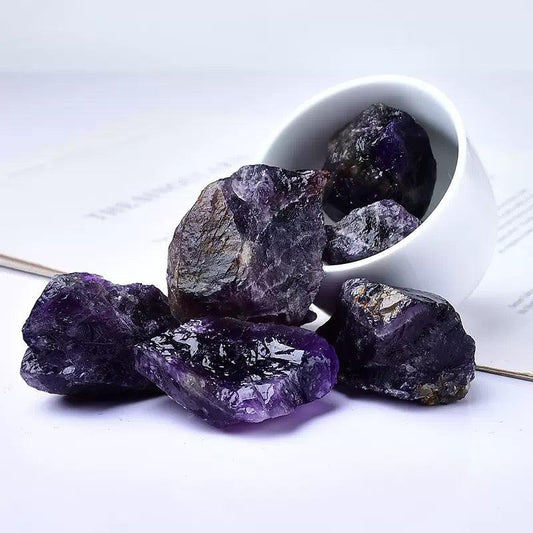 Natürlicher Amethyst-Rohkristall – Verbessert Intuition, Schlaf und spirituelles Wachstum (100 g) 