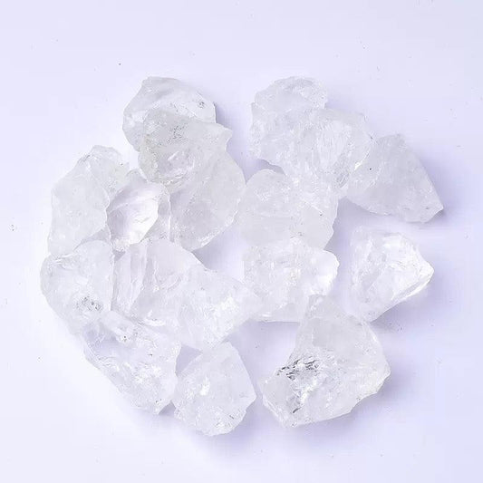 Natürlicher weißer Quarz-Rohkristall | Energiereinigung und -klärung (100 g)