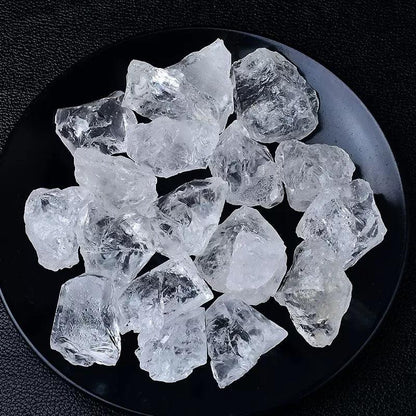 Natürlicher weißer Quarz-Rohkristall | Energiereinigung und -klärung (100 g)