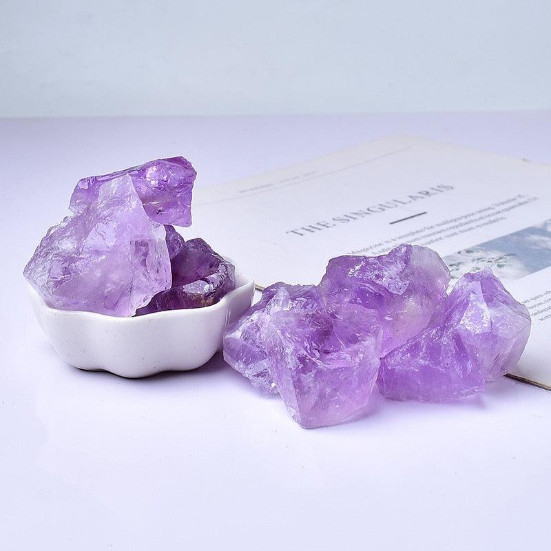 Lavender Amethyst Raw Crystal – Enhance Intuition, Sleep & Spiritual Growth(150g)