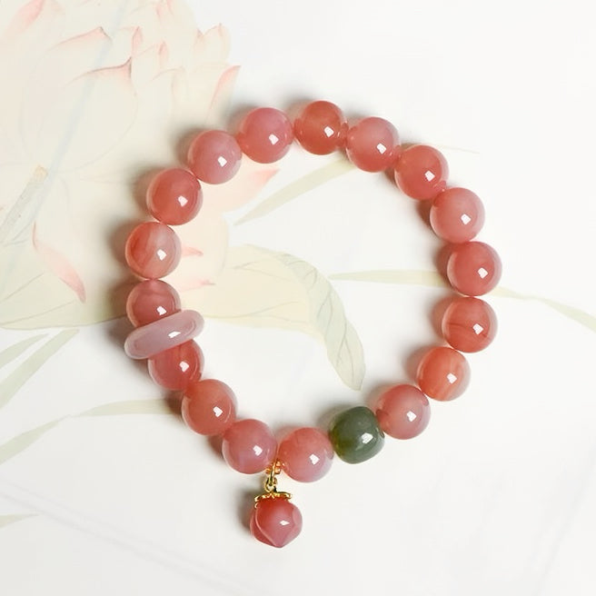 [Designer Edition] Serenity Yanyuan Achat Armband Stabilität &amp; Harmonie (10mm)
