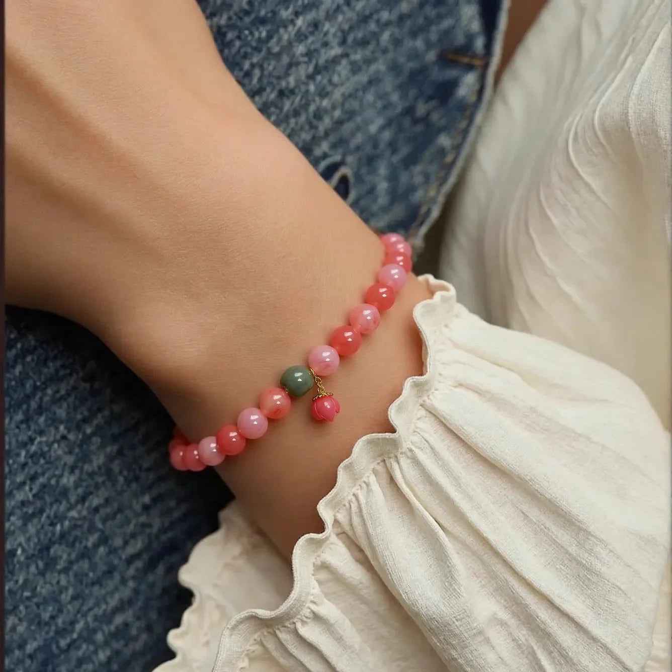 Serenity Yanyuan Agate Bracelet Stability & Harmony (10mm)