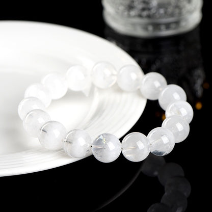 Weißes Phantomquarz-Armband | Klarheit, Schutz und spirituelles Erwachen (8 mm)
