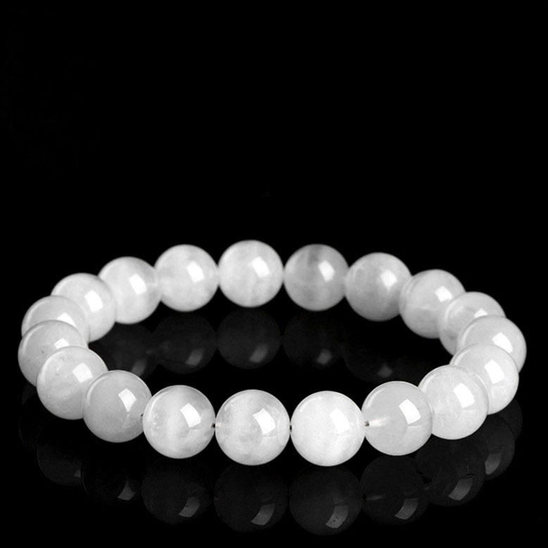 Weißes Phantomquarz-Armband | Klarheit, Schutz und spirituelles Erwachen (8 mm)