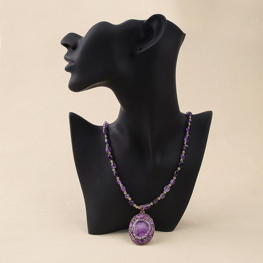Natürliche Amethyst-Energiekette | Spiritueller Schutzschild und innerer Frieden