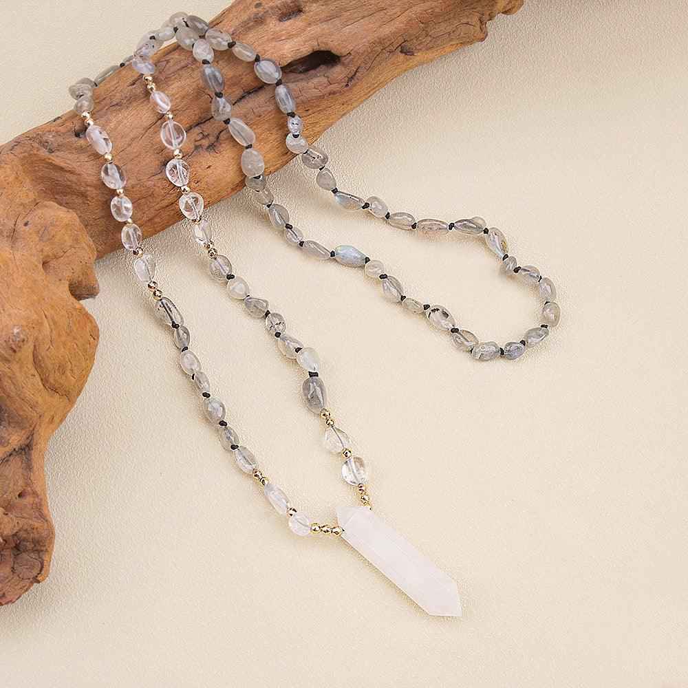 Natural Clear Quartz Point Necklace | Purification & Healing