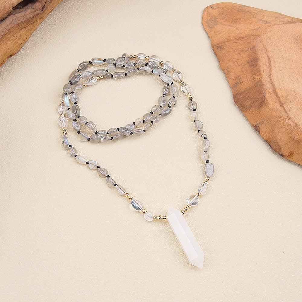 Natural Clear Quartz Point Necklace | Purification & Healing