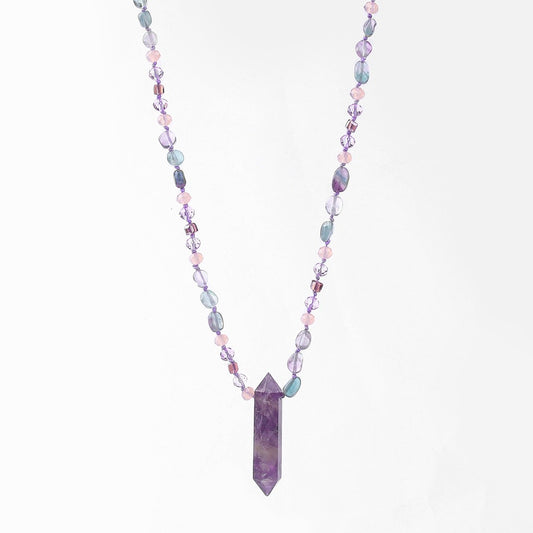 Amethyst-Spitzenkette | Erwachen der Intuition, Heilung und höhere Verbindung