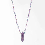 Amethyst Point Necklace | Intuition Awakening, Healing & Higher Connection - MOONQUIET