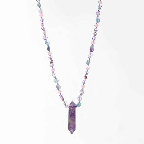 Amethyst Point Necklace | Intuition Awakening, Healing & Higher Connection