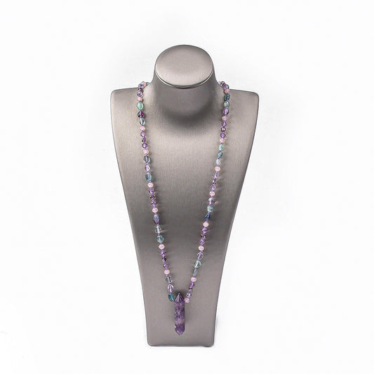 Amethyst-Spitzenkette | Erwachen der Intuition, Heilung und höhere Verbindung