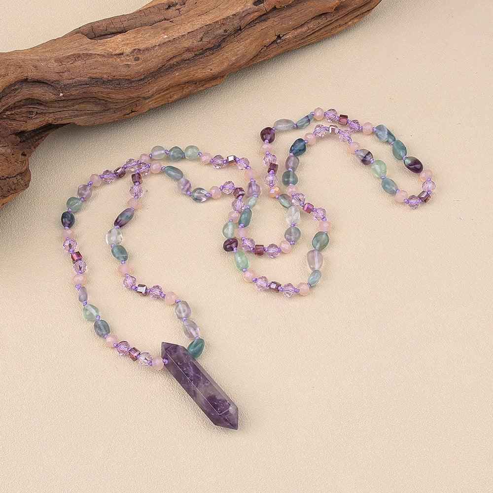 Amethyst Point Necklace | Intuition Awakening, Healing & Higher Connection
