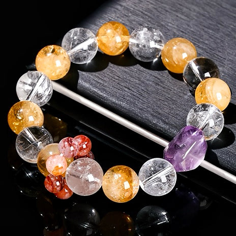 [Designer Edition]Trinity Kristallarmband｜Klarheit, Fülle &amp; Intuition（12mm）