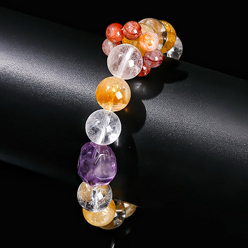 [Designer Edition]Trinity Kristallarmband｜Klarheit, Fülle &amp; Intuition（12mm）