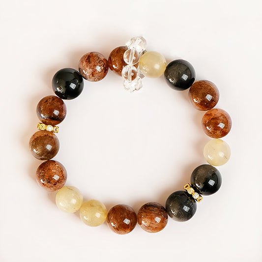 Golden Guardian Bracelet｜Abundance & Protection(10mm-11.5mm)