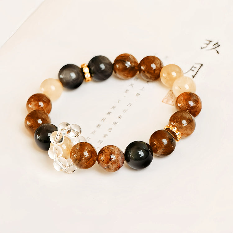 Golden Guardian Bracelet｜Abundance & Protection(10mm-11.5mm)