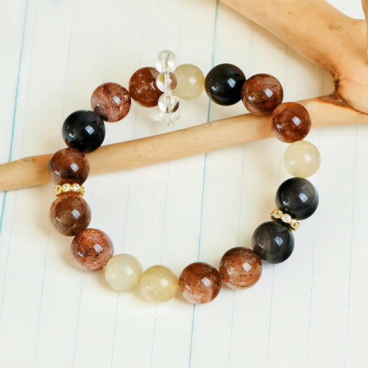 Golden Guardian Bracelet｜Abundance & Protection(10mm-11.5mm)