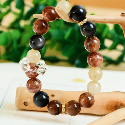 Golden Guardian Bracelet｜Abundance & Protection(10mm-11.5mm)