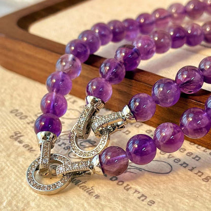 Amethyst Teardrop Necklace | Inner Clarity & Spiritual Grace