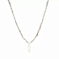 Natural Clear Quartz Point Necklace | Purification & Healing - MOONQUIET