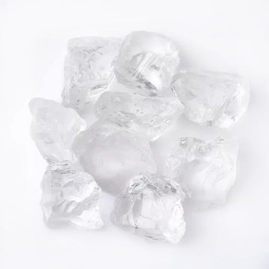 Natürlicher weißer Quarz-Rohkristall | Energiereinigung und -klärung (100 g)