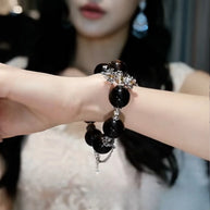 Health Energy Crystal | Smoky Quartz Bracelet Stability & Protection(18mm) - MOONQUIET