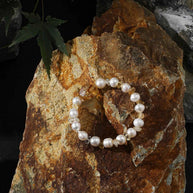 Citrine & Freshwater Pearl Bracelet | Warmth & Abundance