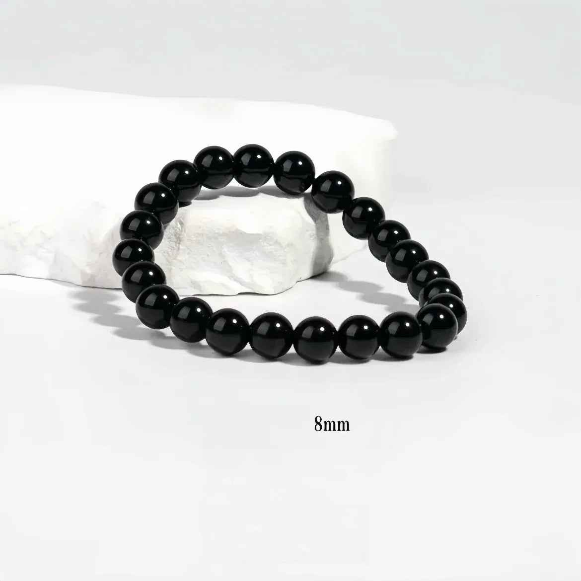 Obsidian Protection Bracelet ｜ Available in Larger Wrist Sizes (6-16MM)