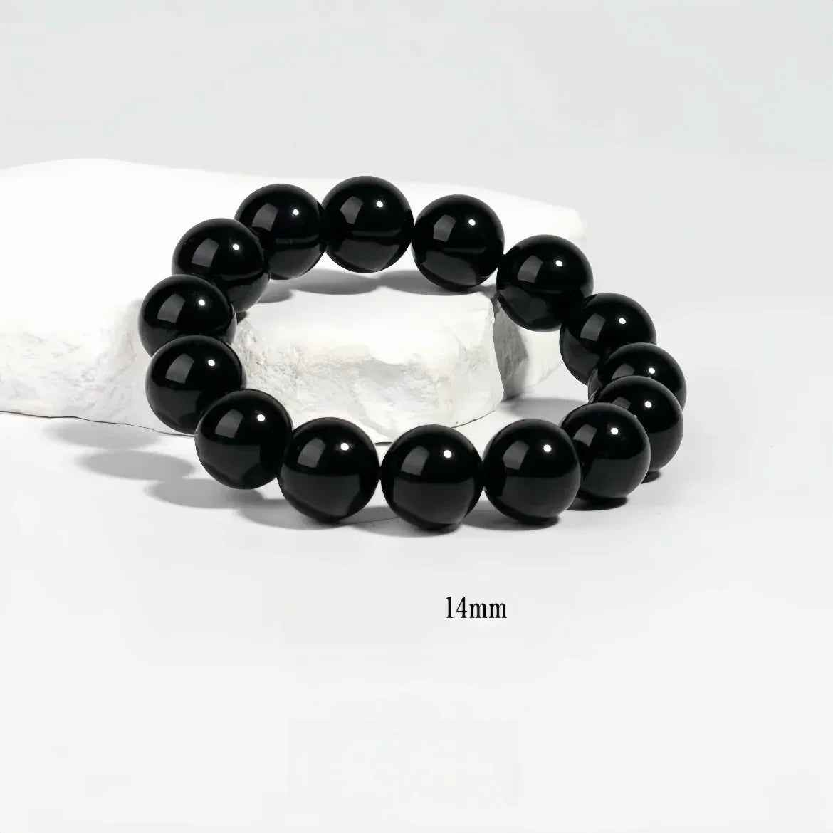 Obsidian Protection Bracelet ｜ Available in Larger Wrist Sizes (6-16MM)