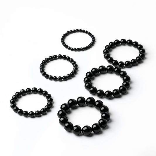 Schutzenergiestein | Obsidian Wächter &amp; Stabilität (8 mm)