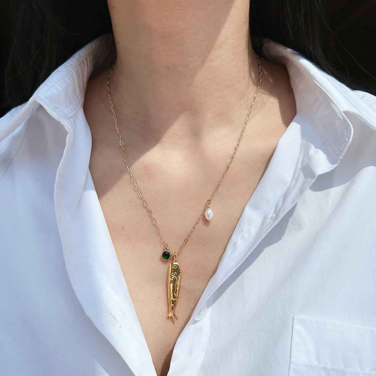 Ocean Series Turquoise Layered Necklace ｜Calm & Protection