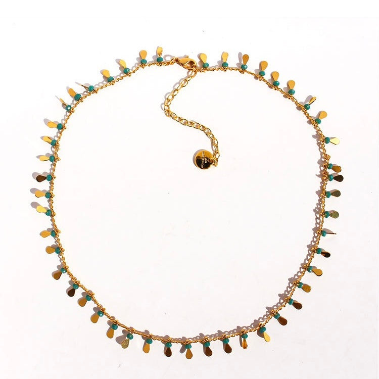 Ocean Series Turquoise Layered Necklace ｜Calm & Protection