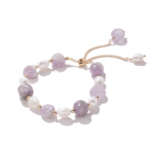 Lavender Amethyst Bracelet |  Emotional Clarity