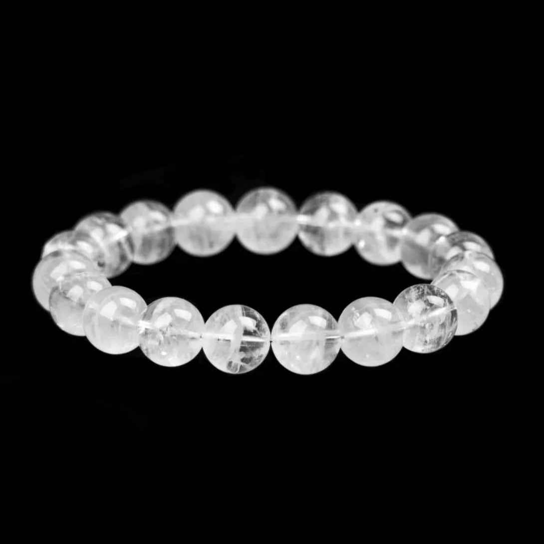 White Phantom Quartz Bracelet | Clarity& Spiritual Awakening（8-12mm）