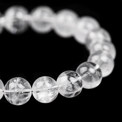 Weißes Phantomquarz-Armband | Klarheit, Schutz und spirituelles Erwachen (8 mm)