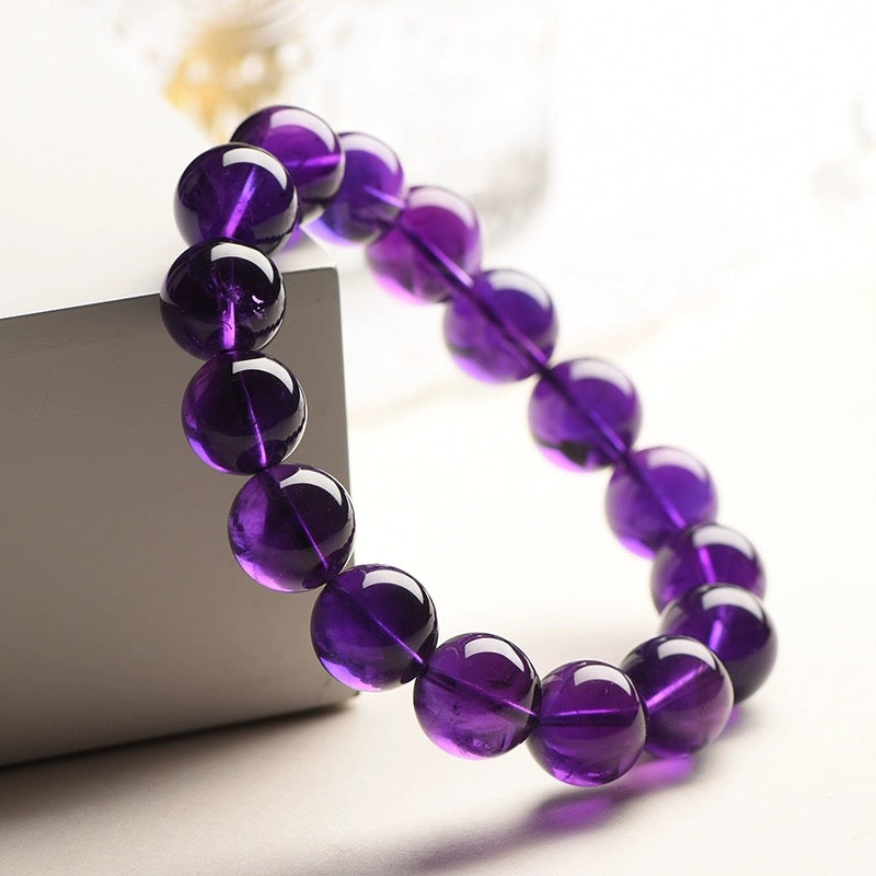 Intuitionsenergiekristall | Amethyst Gelassenheit &amp; Intuition (8mm)