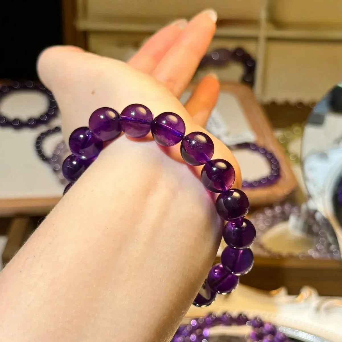 Amethyst Bracelet | Intuition Boost (8-10mm)