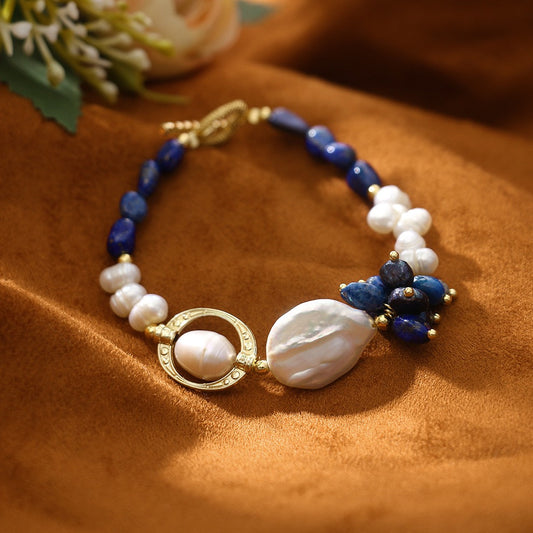 Lapis Baroque Bracelet | Intuition&Wisdom
