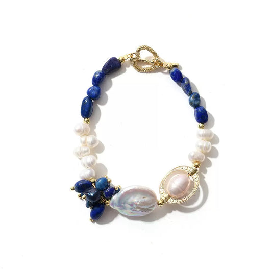 Lapis Baroque Bracelet | Intuition&Wisdom