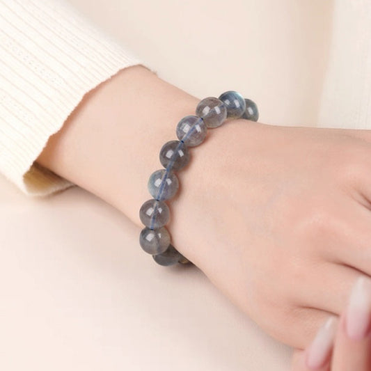 Gray Moonstone Bracelet ｜The Stone of Transformation（8mm）