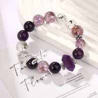 Awakening Serpent ｜Amethyst Energy Bracelet（11mm） - MOONQUIET