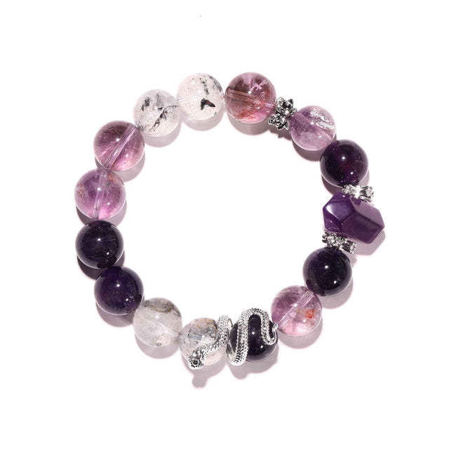 Awakening Serpent ｜Amethyst Energy Bracelet（11mm）