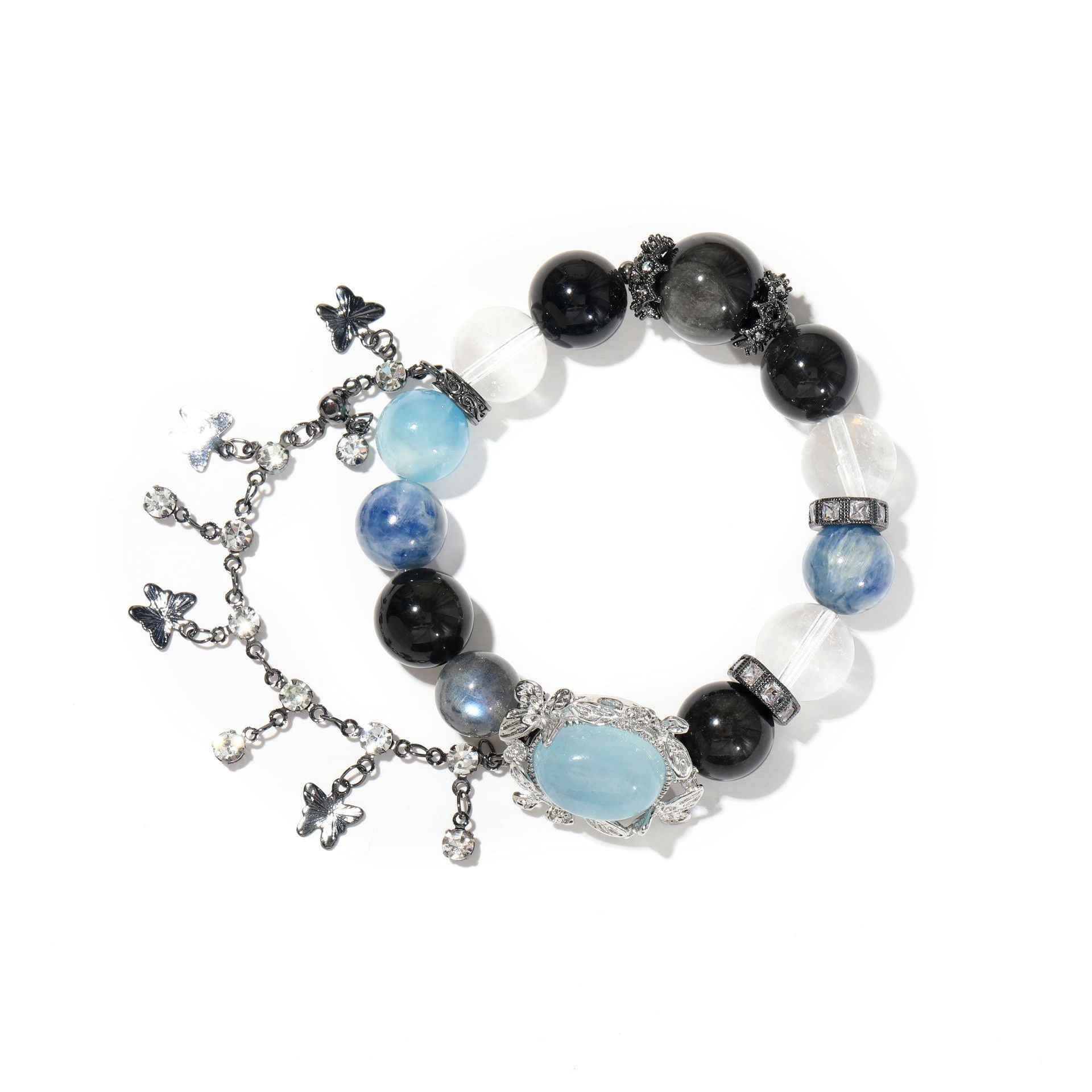 Butterfly Awakening ｜ Crystal Bracelet for Clarity & Calm（13mm）