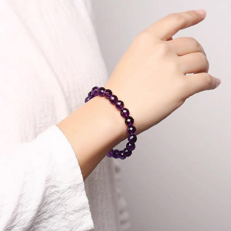 Diamond-Cut Crystal Bracelets -Multiple Styles(8mm)