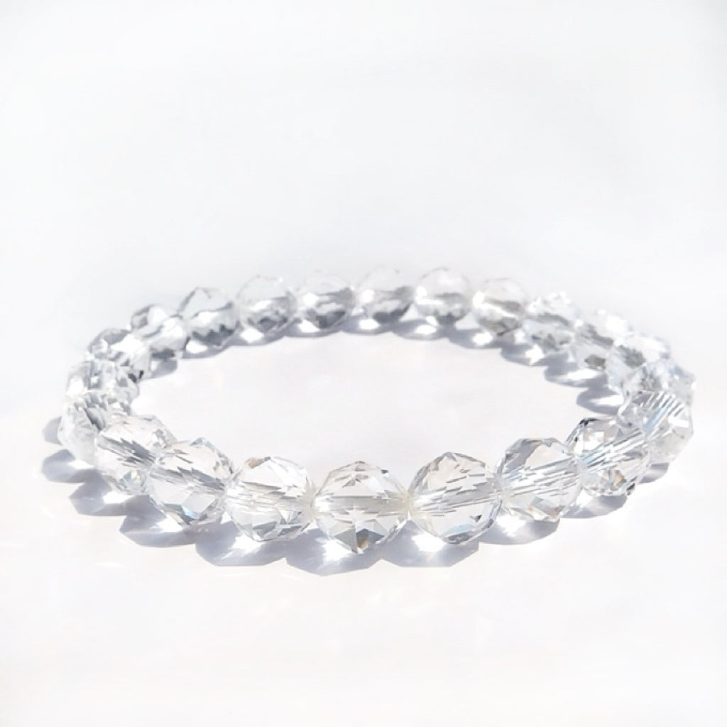 Diamond-Cut Crystal Bracelets -Multiple Styles(8mm)