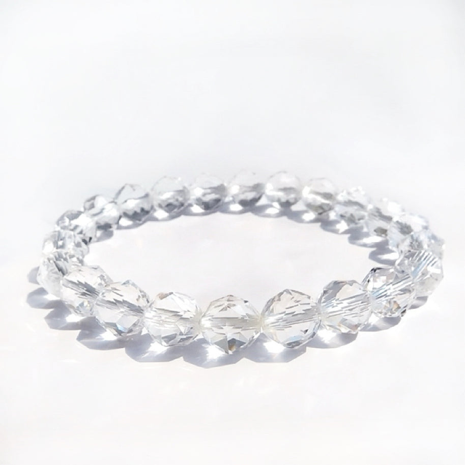 Diamond-Cut Crystal Bracelets -Multiple Styles(8mm)