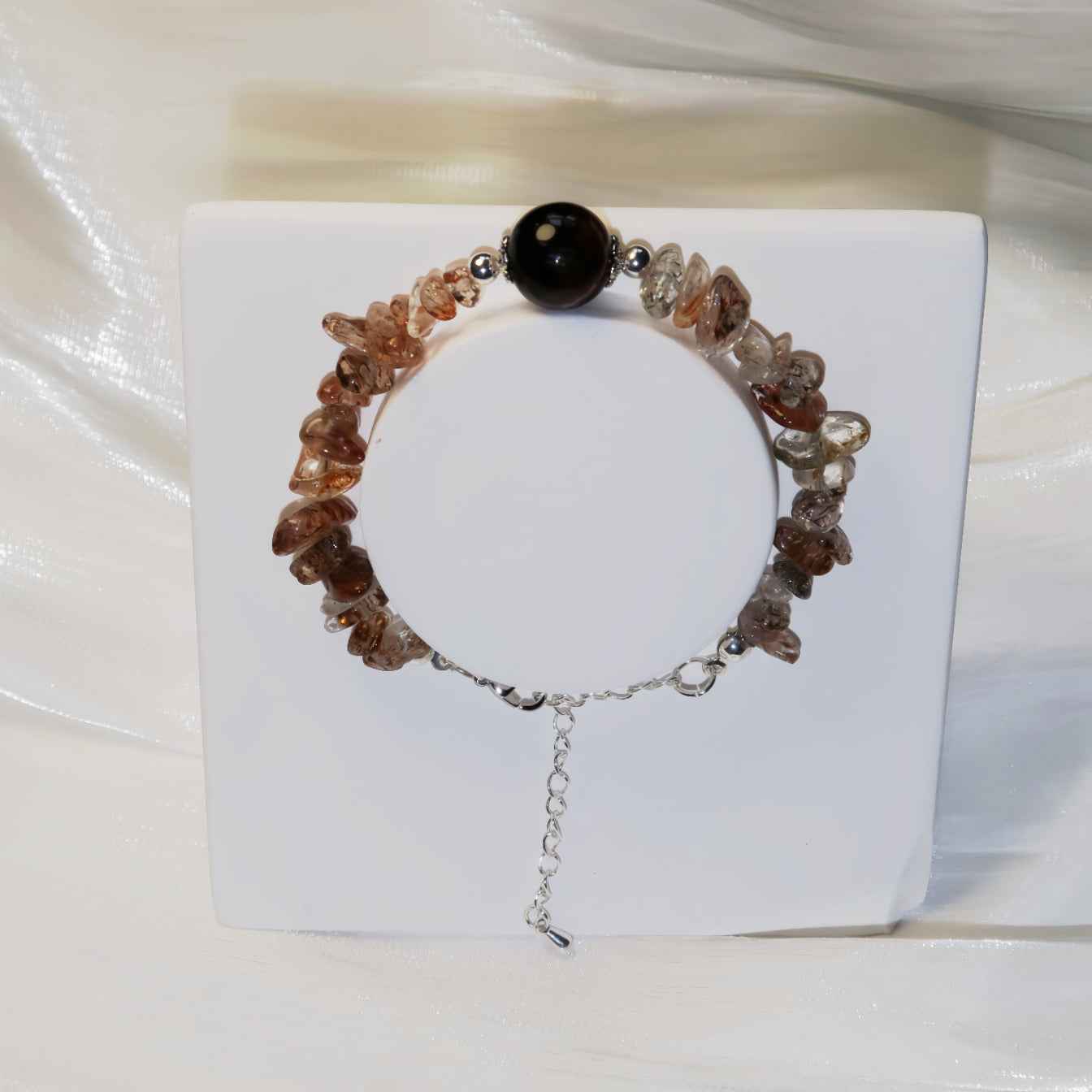 Fortune Bead Crystal Healing Bracelet(Adjustable Size)