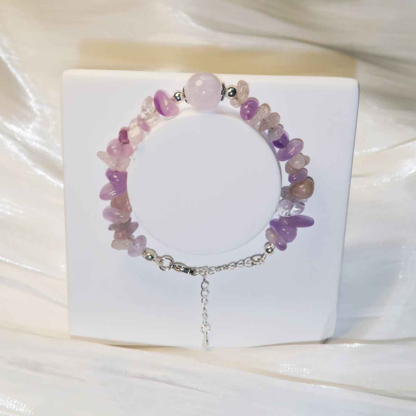 Fortune Bead Crystal Healing Bracelet(Adjustable Size)